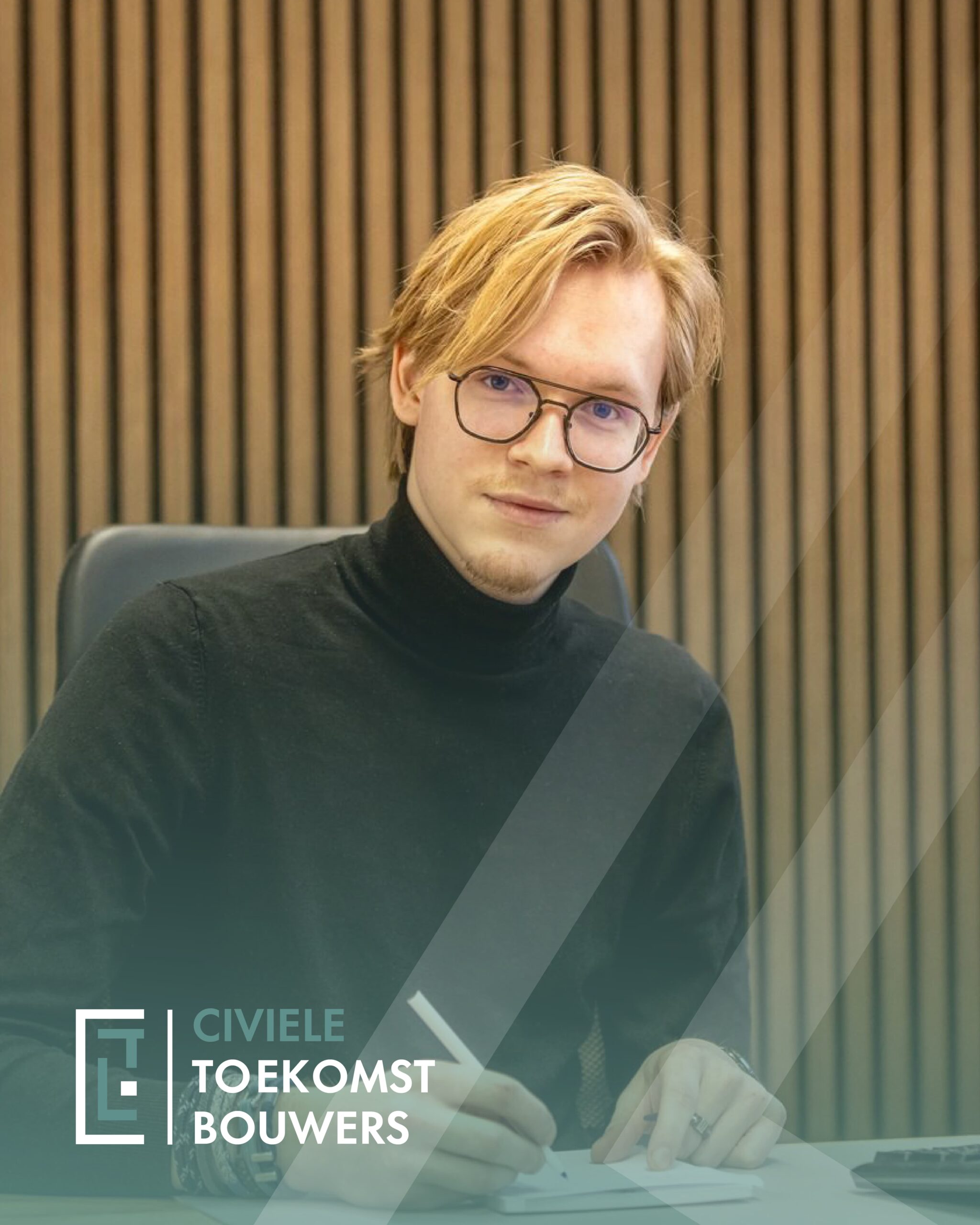 Jeroen, Civiele Toekomstbouwer met een achtergrond in mediavormgeving en communicatie